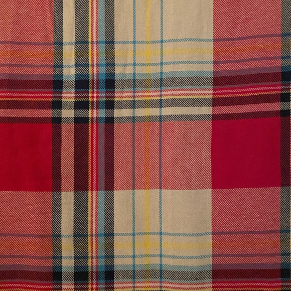 Cotton Large Plaid Blanket Scarf - Picture 6 of 7
